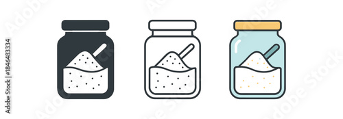 laundry calm glass jar of laundry powder