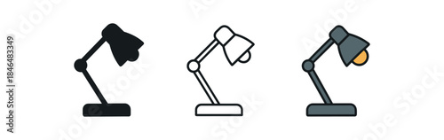 sensory friendly desk desk lamp with warm bulb icon