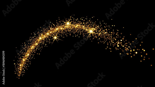 golden christmas lights