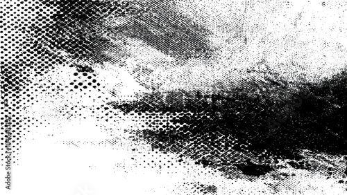 Abstract black and white texture Vector, illustration