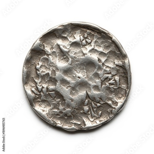 Ancient Silver Tetradrachm Coin From Athens