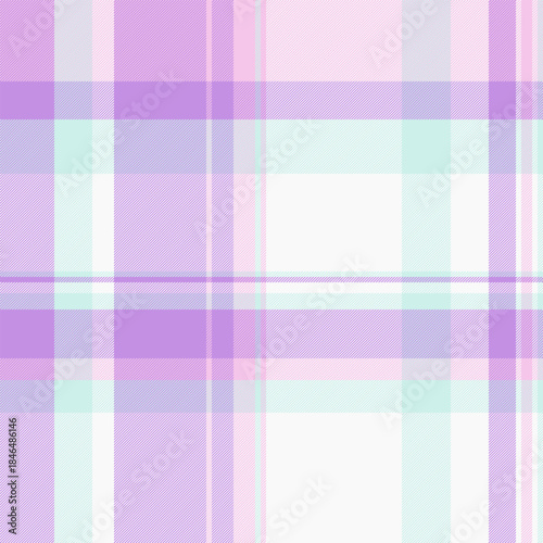 Backdrop pattern background check, difficult fabric tartan texture. Day plaid seamless vector textile in light and white colors.