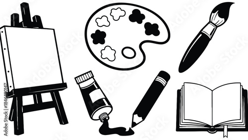 Artist's creative tools for painting and drawing