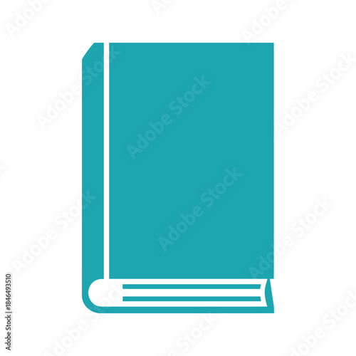 Free Download Teal book icon on white background - GFXLoad