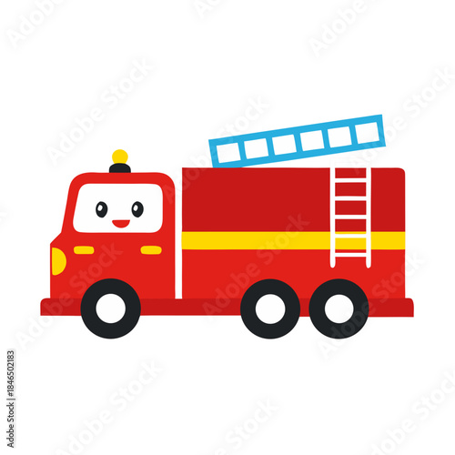 red fire truck