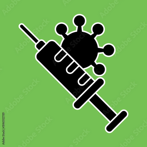 Vaccine icon desigbn