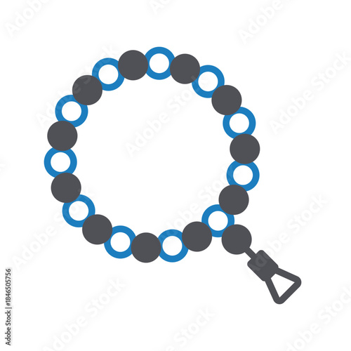 Holy Rosary Vector icon which can easily modify or edit