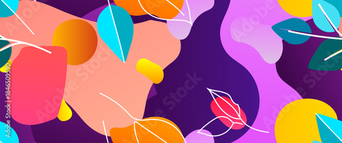 seamless pattern with colorful balloons
