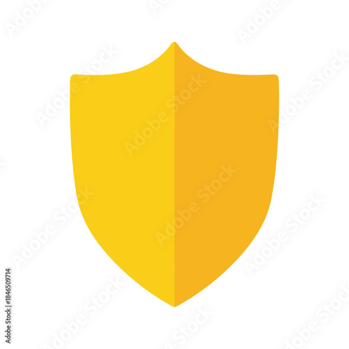 Free Download Yellow shield icon with gradient effect - GFXLoad