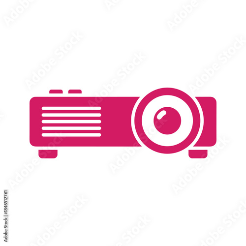 Pink Projector Icon