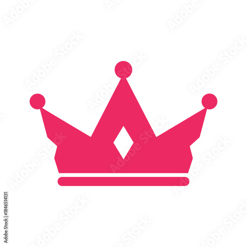 Pink Crown Icon