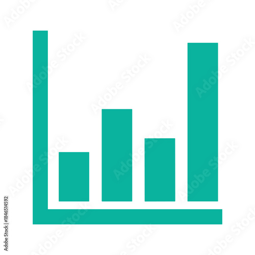 Simple bar graph illustration