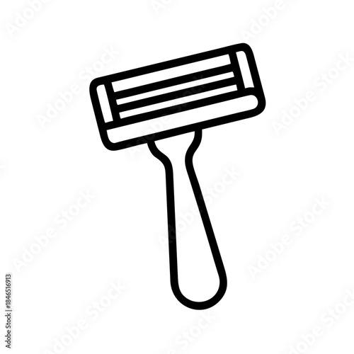Bathroom razor icon transparent background