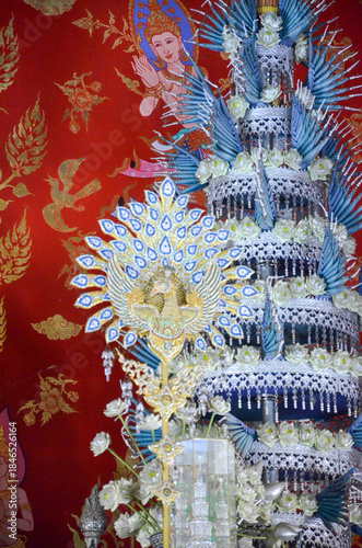 detail of thai temple