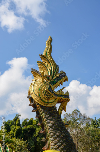 golden dragon statue