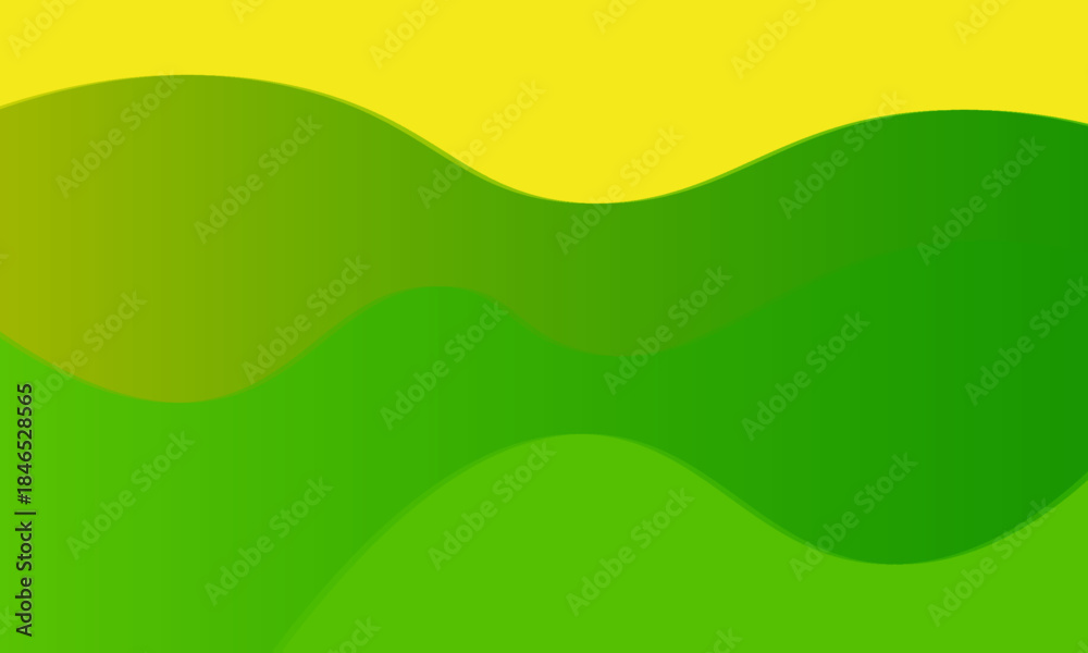 Fototapeta premium Abstract green wave background. Fluid shapes composition. geometric shapes background for flyer, poster, brochure, cover,eps 10
