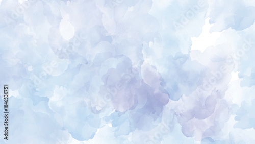 Sky pattern with snow. Vibrant Colorfull watercolour paper texture background. Abstract template for flyers, cards, poster, cover or design interior.