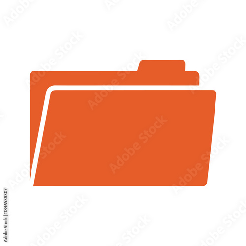 Orange folder icon