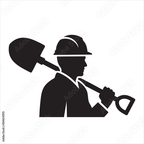 gardener with shovel