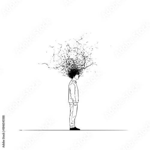 Screaming face vector art illustration, open mouth shouting expression, anger outburst drawing design graphic