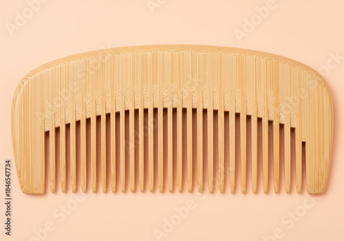 Natural Bamboo Wood Hair Styling Comb for Gentle Detangling and Scalp Massage