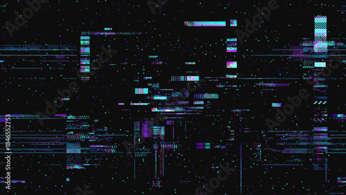 Abstract Digital Glitch Noise Background