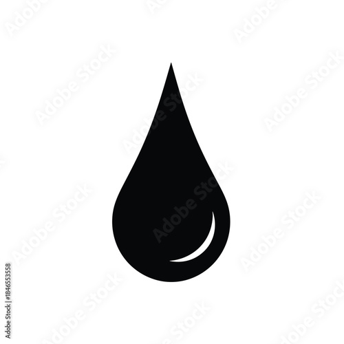 Minimalist water droplet icon