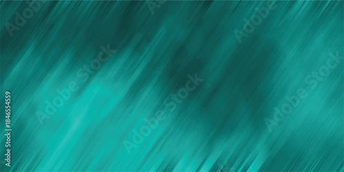 Vibrant teal abstract background with diagonal brush strokes and fluid motion for energetic graphic design and digital art