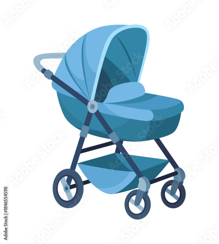 Baby stroller, childish colorful folding stroller, buggy baby carriage, child wagon, infant transport