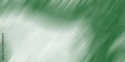 Abstract green and white brush stroke textured background with diagonal lines and soft gradient effect for design and creative projects