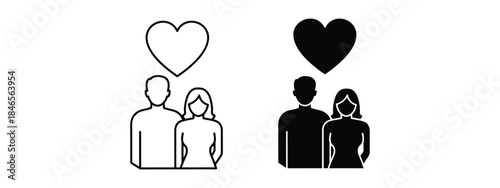 Illustrator eps file featuring relationship romance and partnership symbols