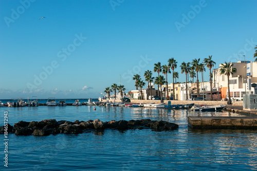Porto Cesareo Salento seaport in Puglia tourist center