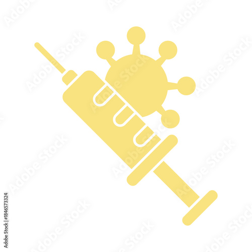 Vaccine icon desigbn