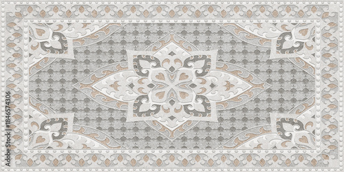 Wallpaper Mural detail of a mosaic and flor work Torontodigital.ca