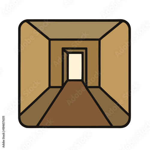 Icon for the concept of "liminal space"