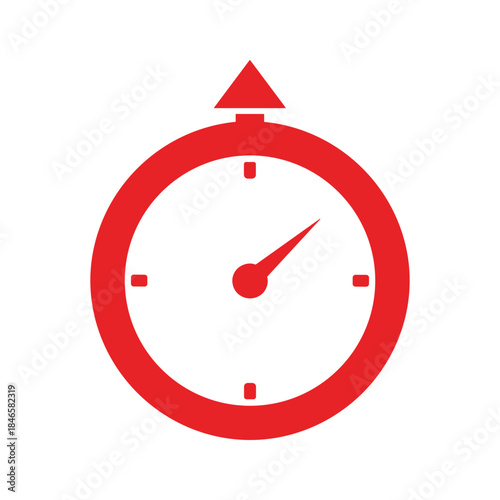 Red stopwatch icon