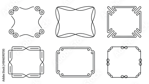 Modern geometric shapes for design and decoration