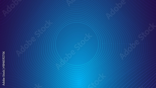 A modern abstract blue background with subtle concentric circles and a gradient effect.
