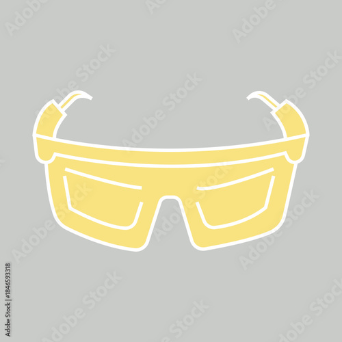 Safety Goggles icon desigbn