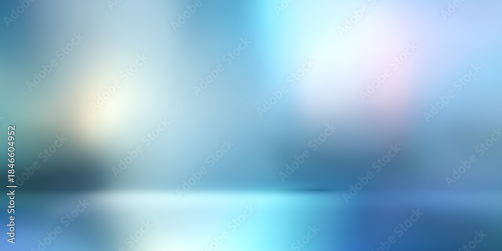 Obraz premium very light blue silver gradient background with reflective soft glow and smooth misty depth transitions