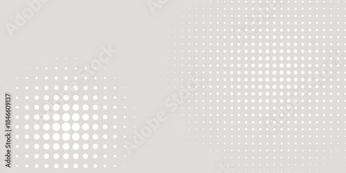 Ttend Halftone background vector, abstract backdrop design with two tone pattern and copy space for edit your project
