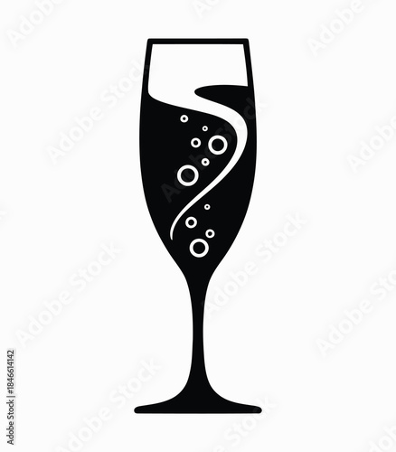 Elegant Cheers to New Beginnings 2026 Celebration Graphic