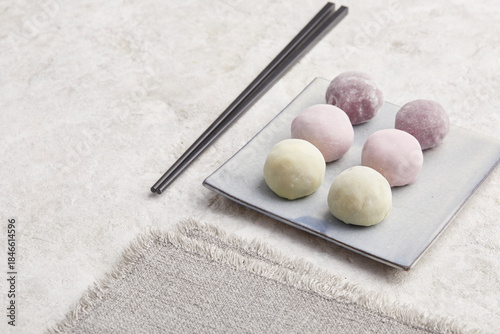 Foto Japanese mochi dessert