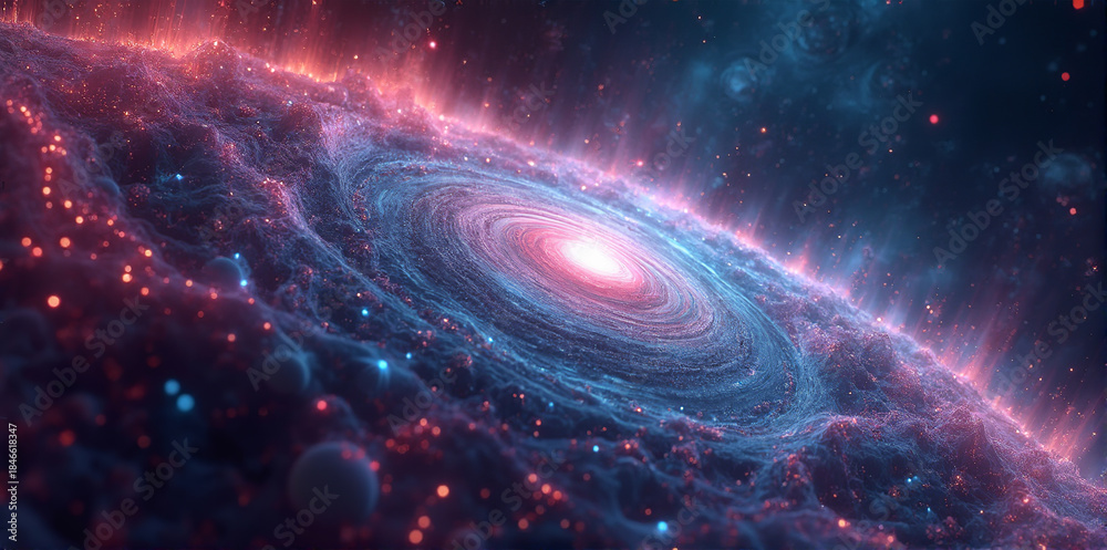 Obraz premium Fantasy universe background