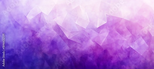 Illustration of vibrant purple and pink gradient background with geometric shapes and soft texture