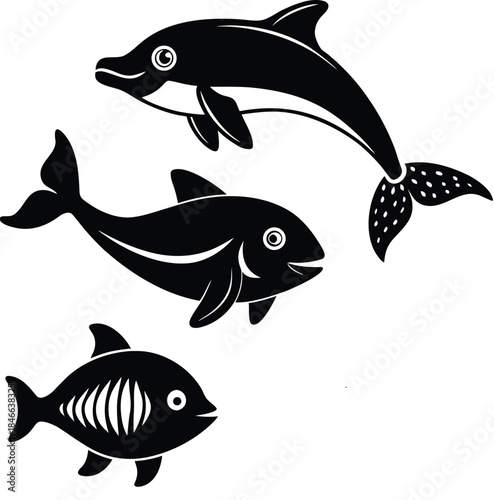 set of fish