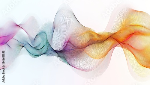 Abstract digital background with interconnected lines and dots 