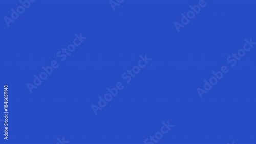 Countdown to Happy New Year with Blue Numbers and Pink Text Animation in Minimal Style with Shadow - 4K Horizontal Video 14 second Seamless Loop