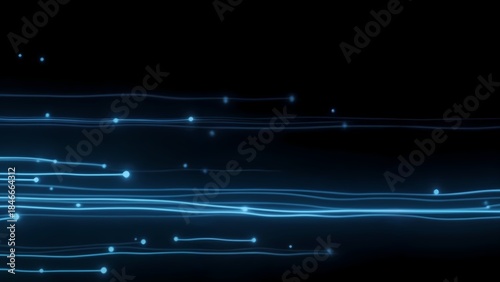 A computer generated image of a black background with white lines.