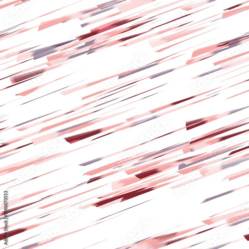 Colorful diagonal lines. Abstract seamless hand drawn pattern. Wine red, flamingo pink, pale pink, pastel red and warm grey colors on the white background.